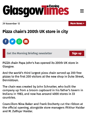 glasgow-times-200th-store-opening-PR-coverage